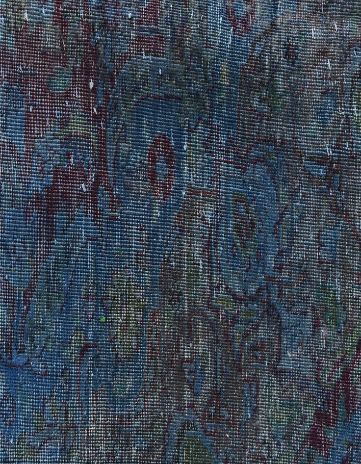 Detail image of  9' 8 x 12' 7  Hand Knotted Ultra Vintage Persian Wool Rug