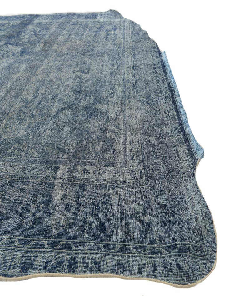 Detail image of  9' 5 x 13'  Hand Knotted Ultra Vintage Persian Wool Rug