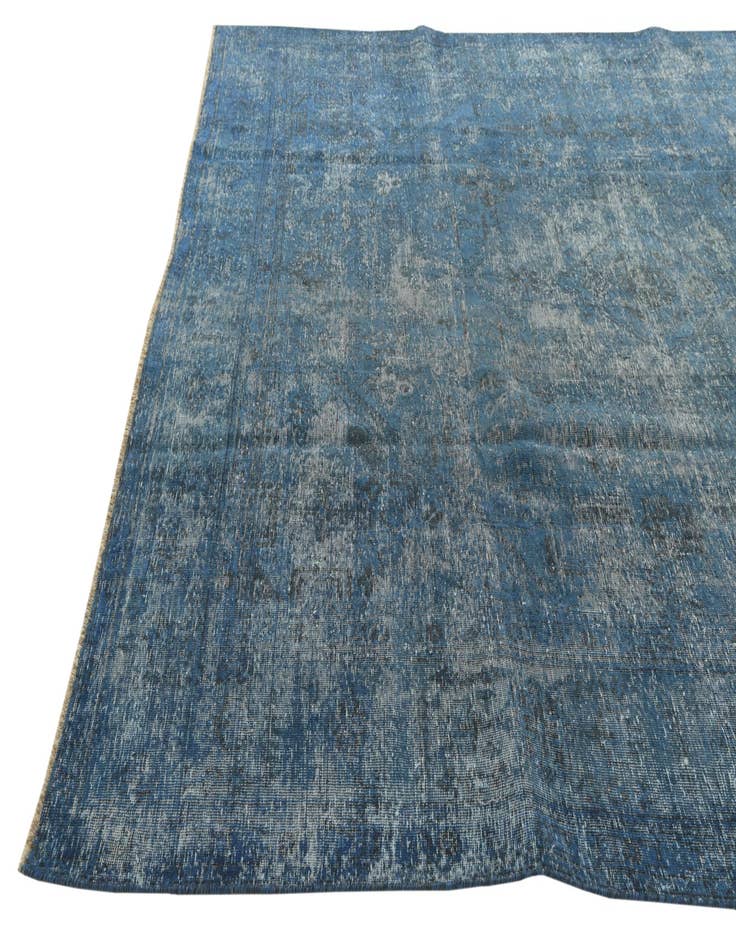 Detail image of  9' 9 x 12'  Hand Knotted Ultra Vintage Persian Wool Rug