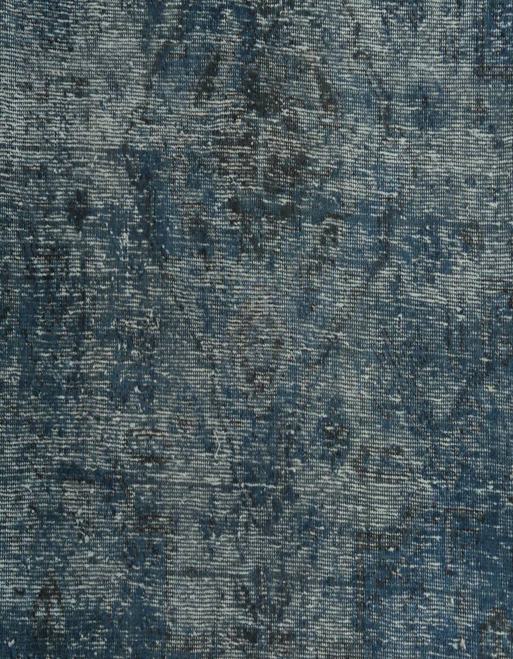 Detail image of  9' 9 x 12'  Hand Knotted Ultra Vintage Persian Wool Rug