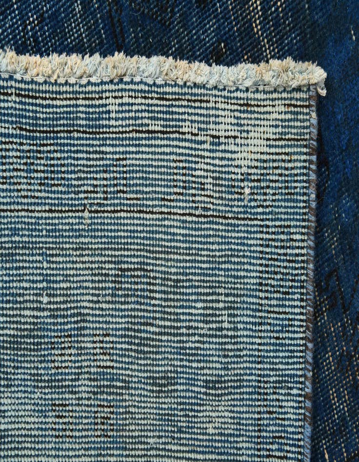 Detail image of  6' 3 x 9' 5  Hand Knotted Ultra Vintage Persian Wool Rug