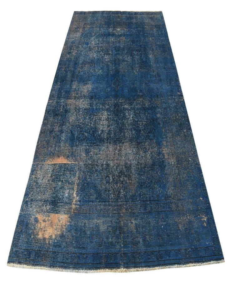 Detail image of  6' 3 x 9' 5  Hand Knotted Ultra Vintage Persian Wool Rug