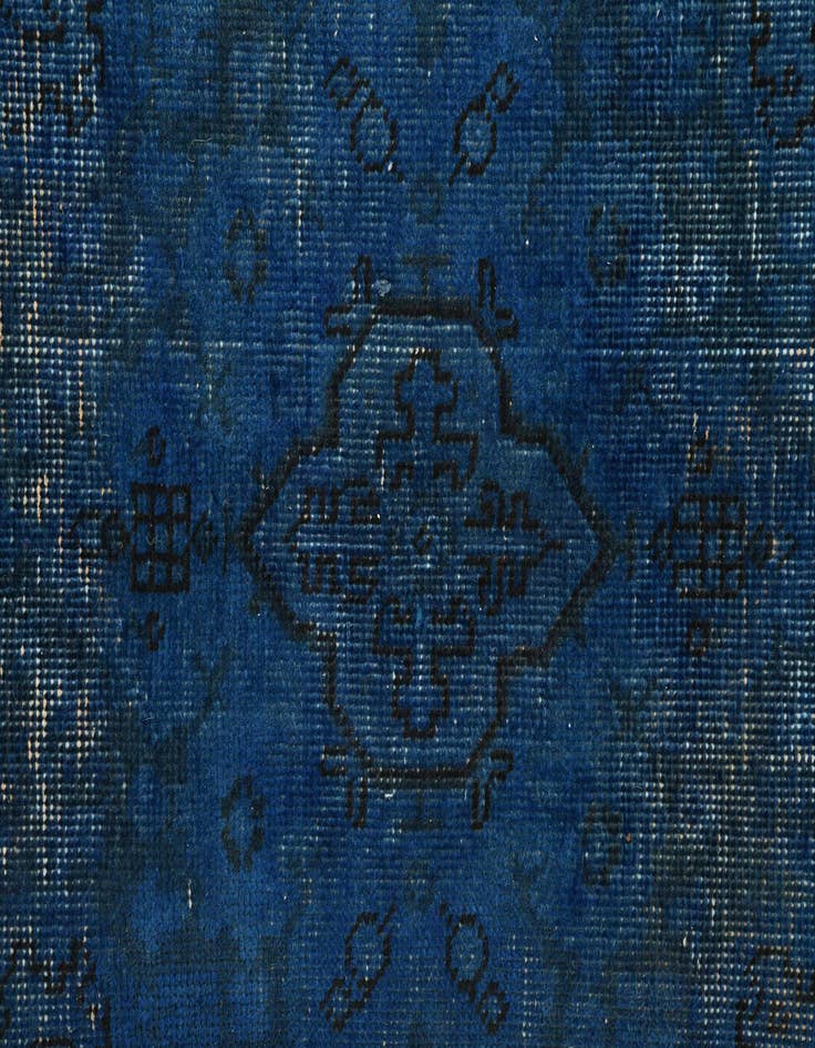 Detail image of  6' 3 x 9' 5  Hand Knotted Ultra Vintage Persian Wool Rug