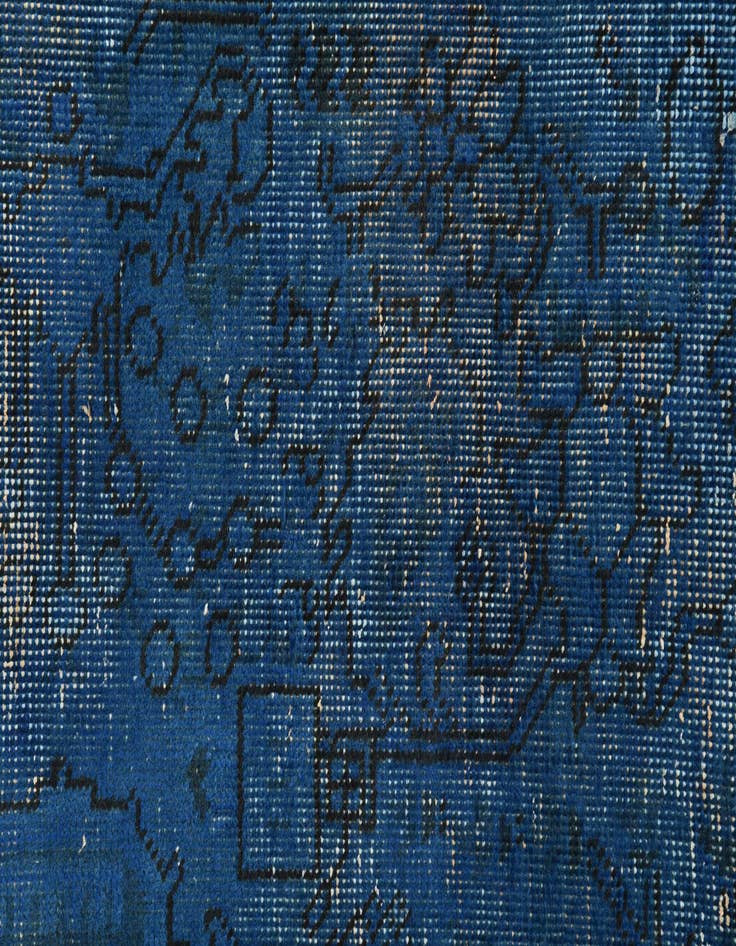 Detail image of  6' 3 x 9' 5  Hand Knotted Ultra Vintage Persian Wool Rug