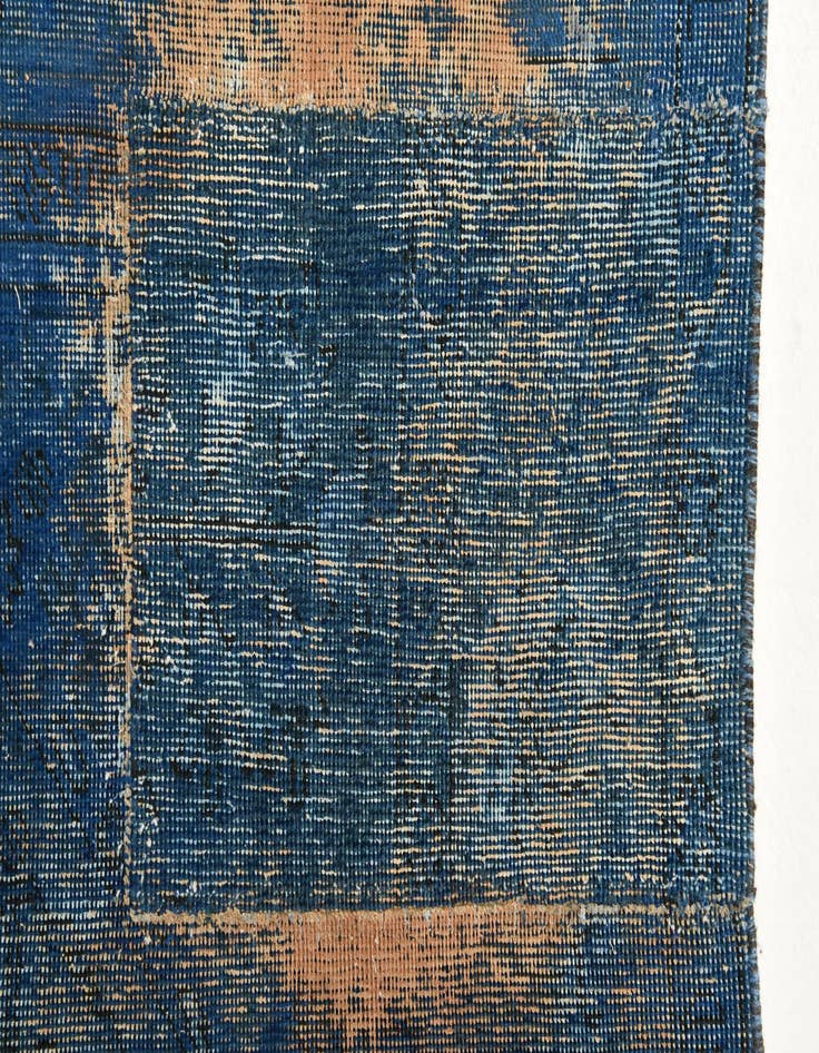 Detail image of  6' 3 x 9' 5  Hand Knotted Ultra Vintage Persian Wool Rug