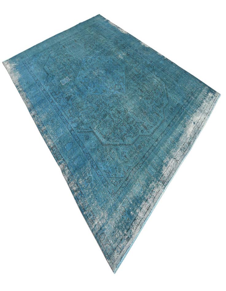 Detail image of  9' 6 x 12' 5  Hand Knotted Ultra Vintage Persian Wool Rug