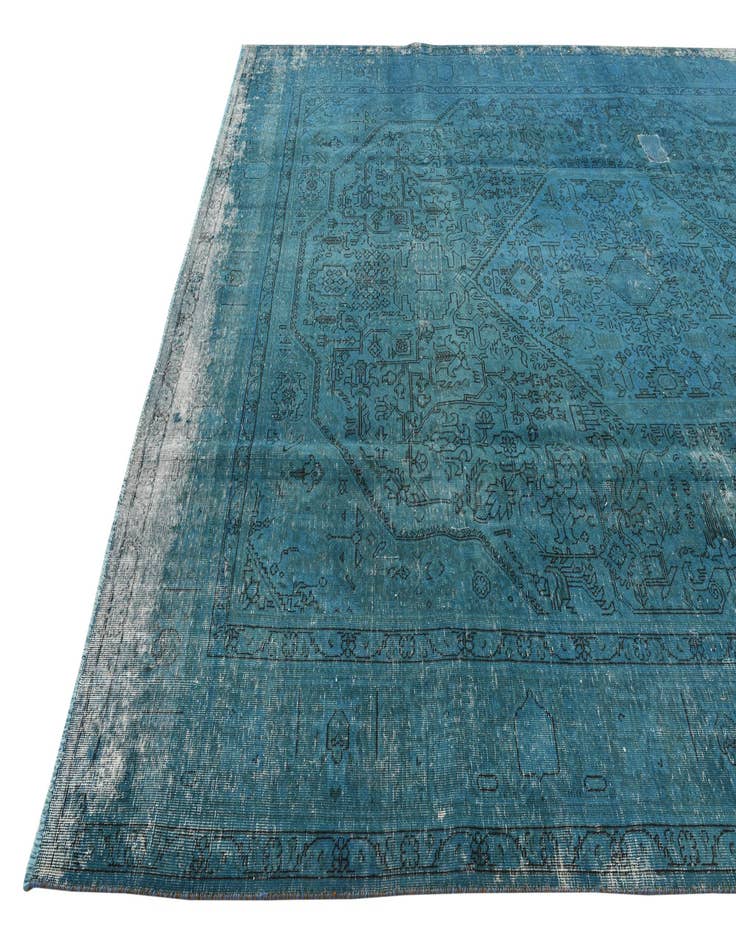 Detail image of  9' 6 x 12' 5  Hand Knotted Ultra Vintage Persian Wool Rug