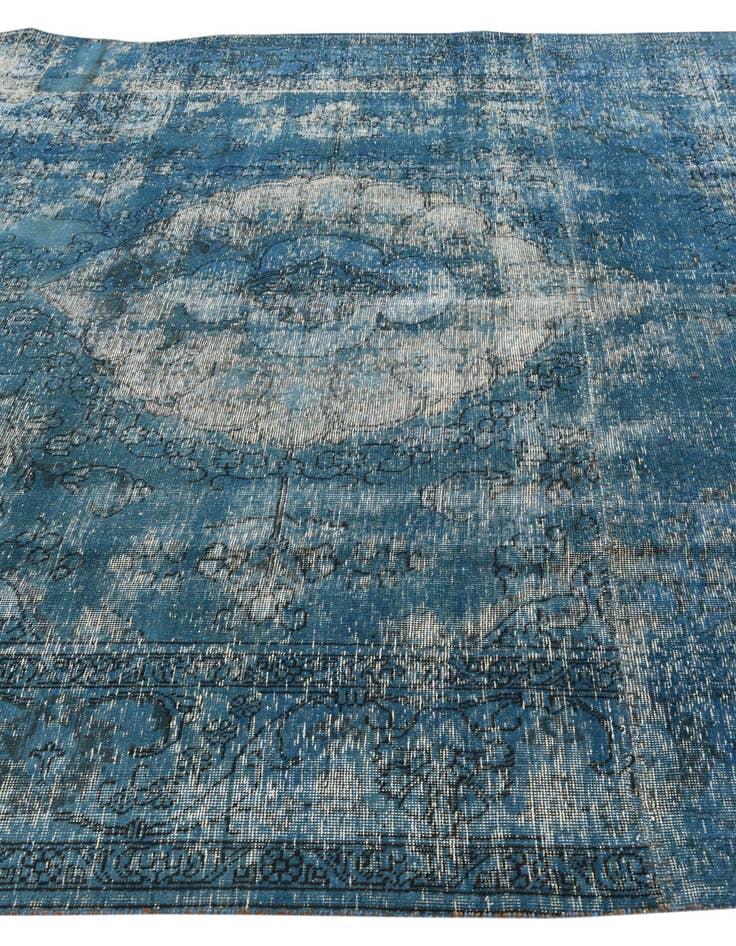 Detail image of  8' 1 x 9' 5  Hand Knotted Ultra Vintage Persian Wool Rug