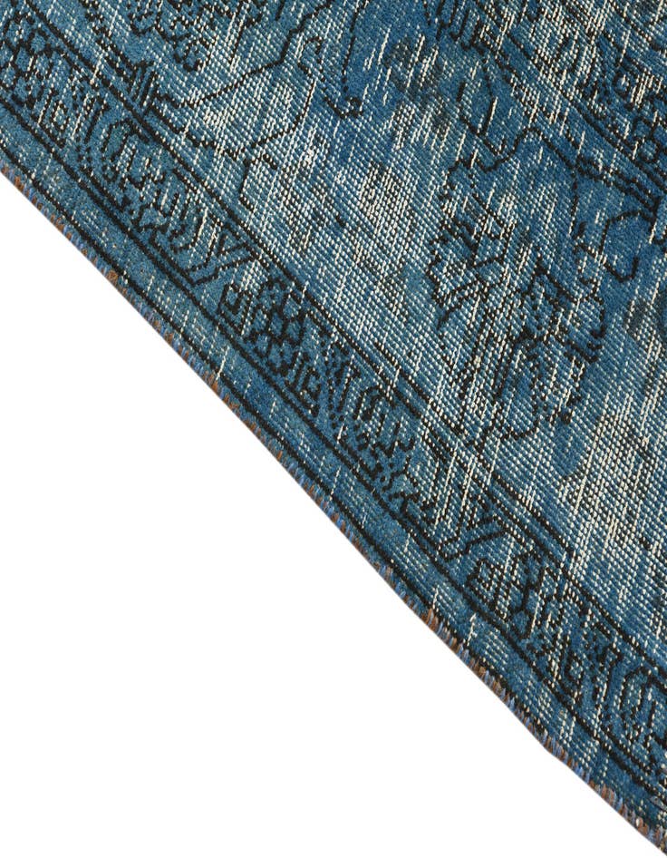 Detail image of  8' 1 x 9' 5  Hand Knotted Ultra Vintage Persian Wool Rug