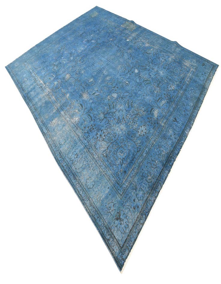 Detail image of  9' 9 x 12' 8  Hand Knotted Ultra Vintage Persian Wool Rug