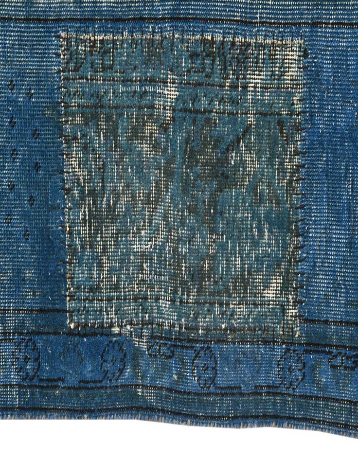 Detail image of  9' 9 x 12' 8  Hand Knotted Ultra Vintage Persian Wool Rug