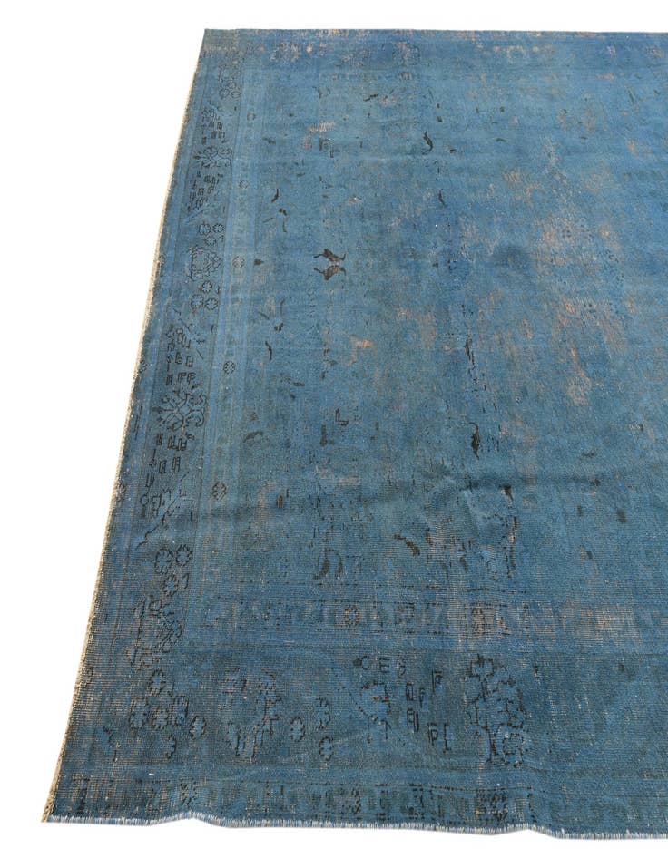 Detail image of  8' 3 x 11'  Hand Knotted Ultra Vintage Persian Wool Rug