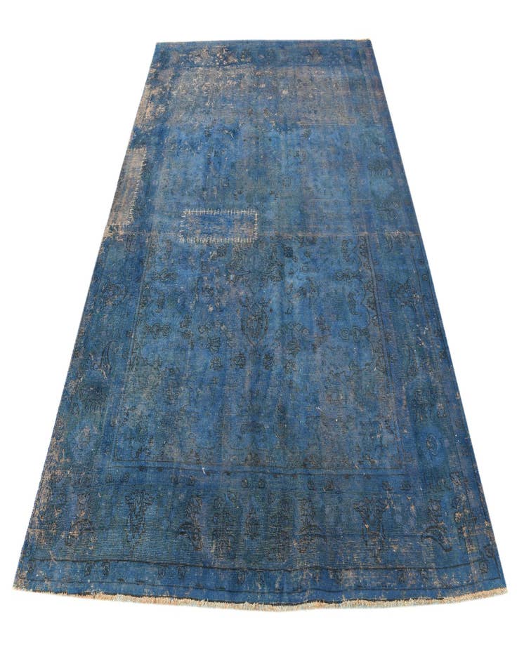 Detail image of  6' 8 x 9' 1  Hand Knotted Ultra Vintage Persian Wool Rug