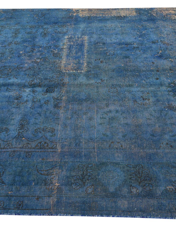 Detail image of  6' 8 x 9' 1  Hand Knotted Ultra Vintage Persian Wool Rug