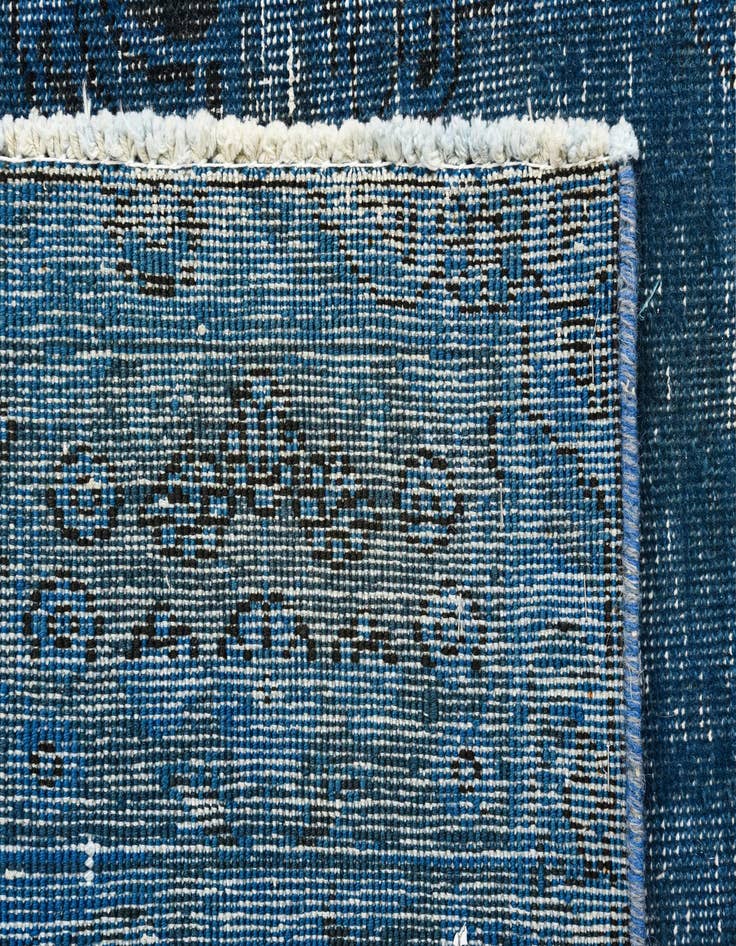 Detail image of  6' 8 x 9' 5  Hand Knotted Ultra Vintage Persian Wool Rug