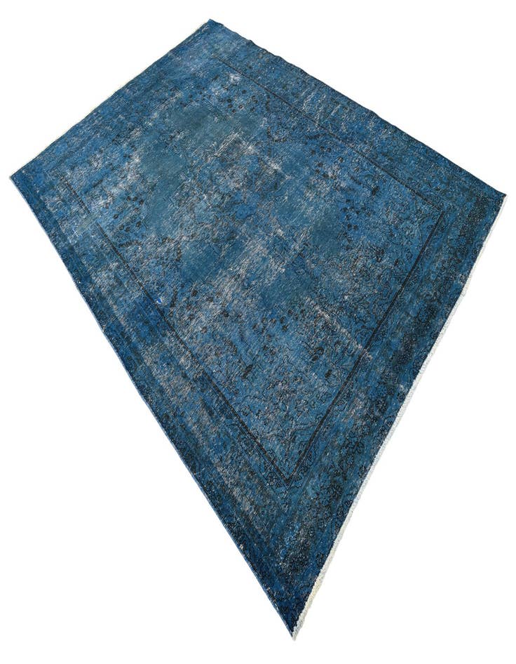 Detail image of  6' 8 x 9' 5  Hand Knotted Ultra Vintage Persian Wool Rug