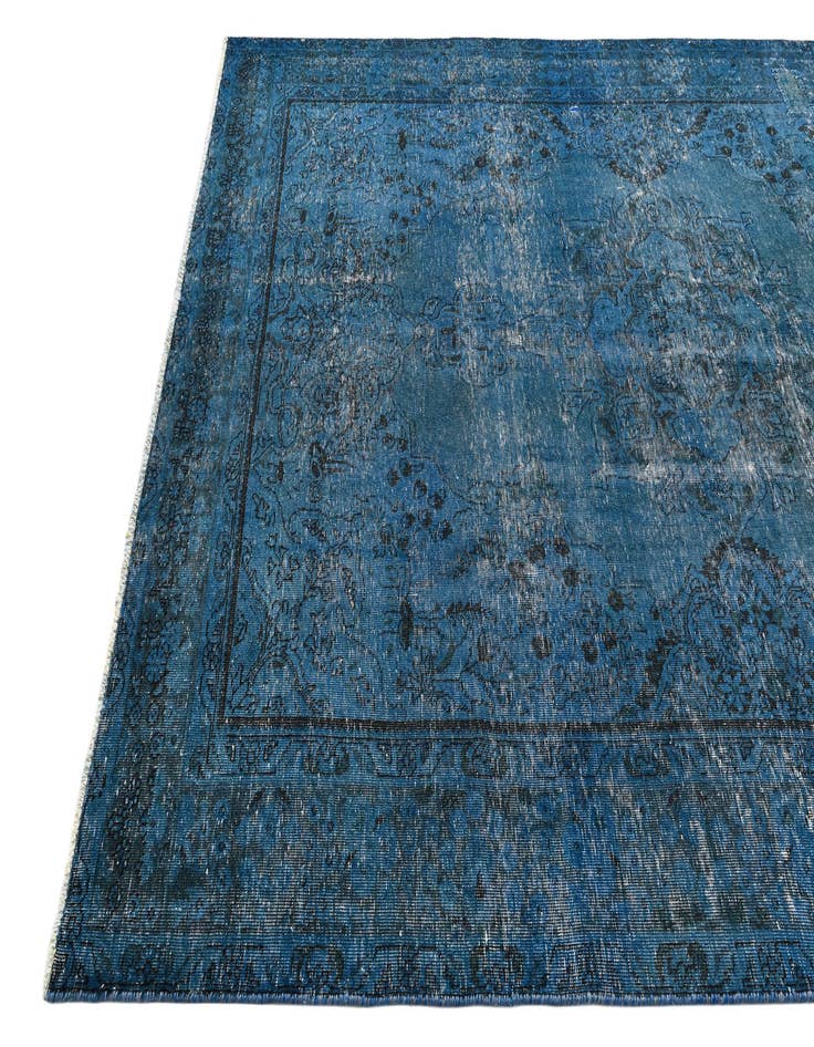 Detail image of  6' 8 x 9' 5  Hand Knotted Ultra Vintage Persian Wool Rug