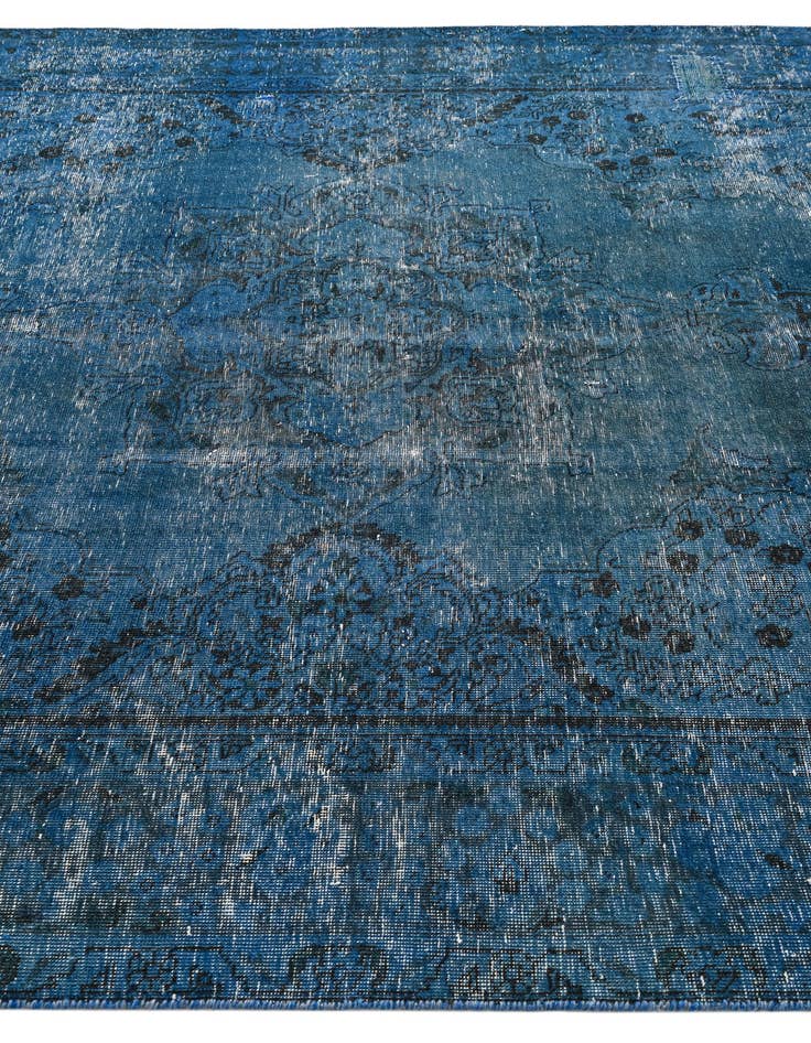 Detail image of  6' 8 x 9' 5  Hand Knotted Ultra Vintage Persian Wool Rug