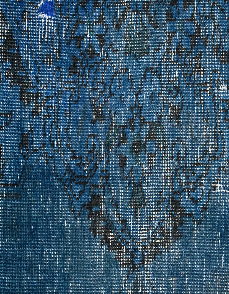 Detail image of  6' 8 x 9' 5  Hand Knotted Ultra Vintage Persian Wool Rug