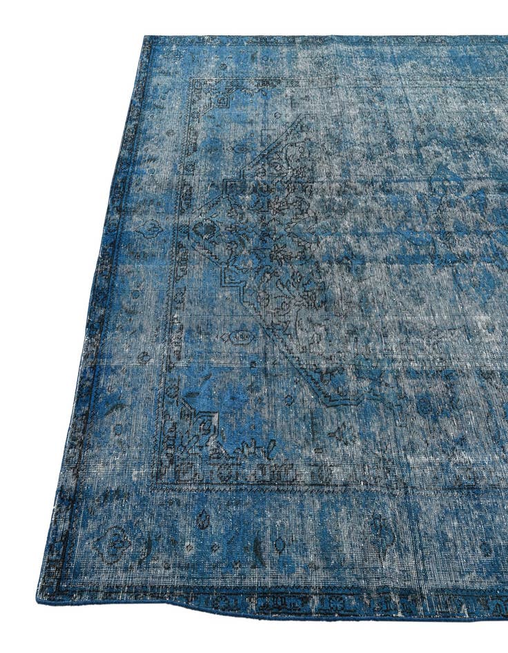 Detail image of  6' 6 x 9' 8  Hand Knotted Ultra Vintage Persian Wool Rug