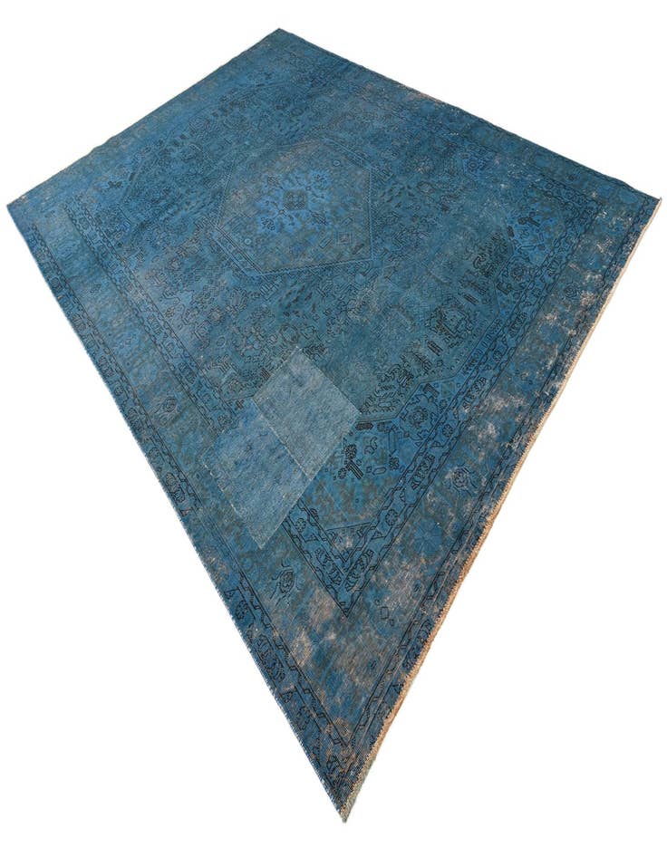 Detail image of  9' 4 x 12' 4  Hand Knotted Ultra Vintage Persian Wool Rug