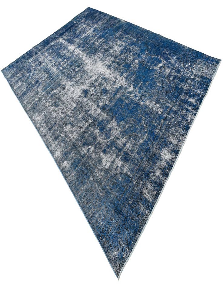 Detail image of  9' 4 x 13'  Hand Knotted Ultra Vintage Persian Wool Rug