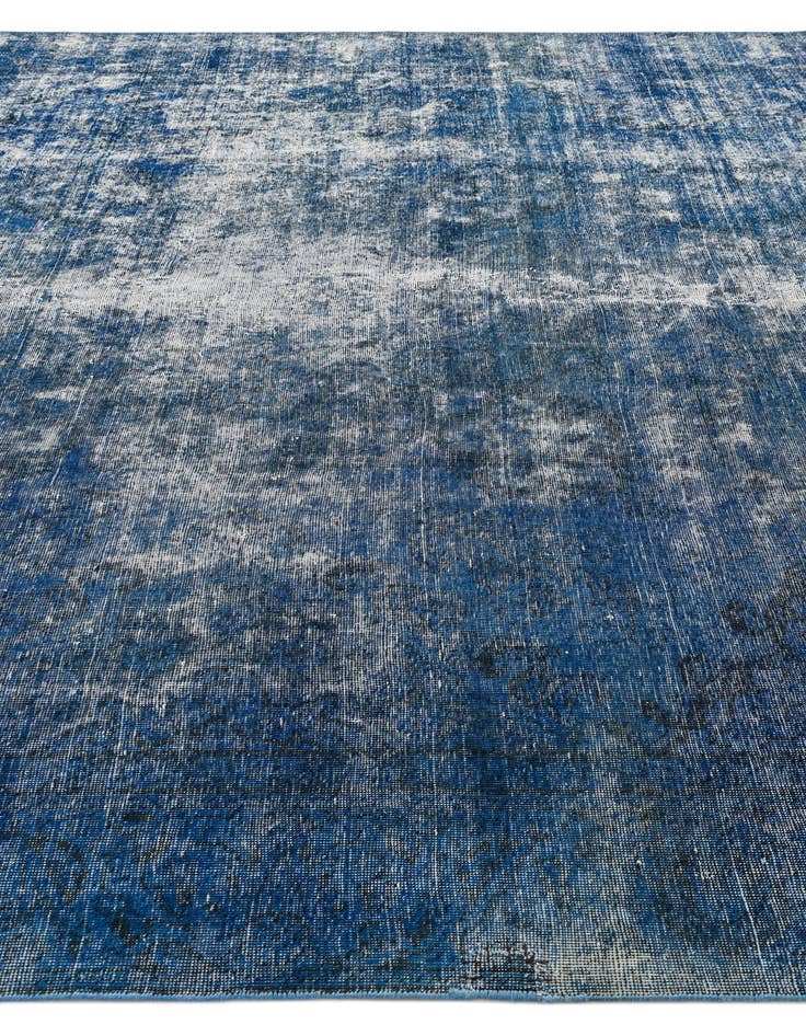 Detail image of  9' 4 x 13'  Hand Knotted Ultra Vintage Persian Wool Rug