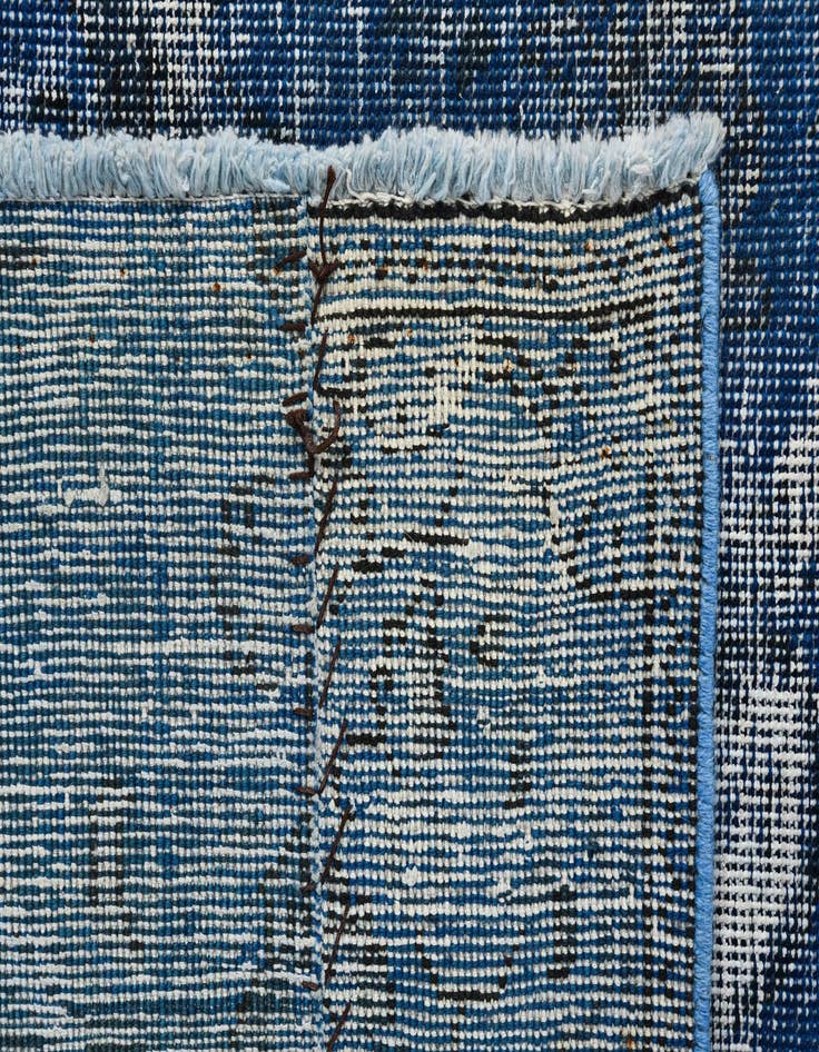 Detail image of  9' 4 x 13'  Hand Knotted Ultra Vintage Persian Wool Rug