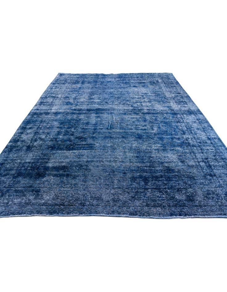 Detail image of  9' 6 x 12'  Hand Knotted Ultra Vintage Persian Wool Rug