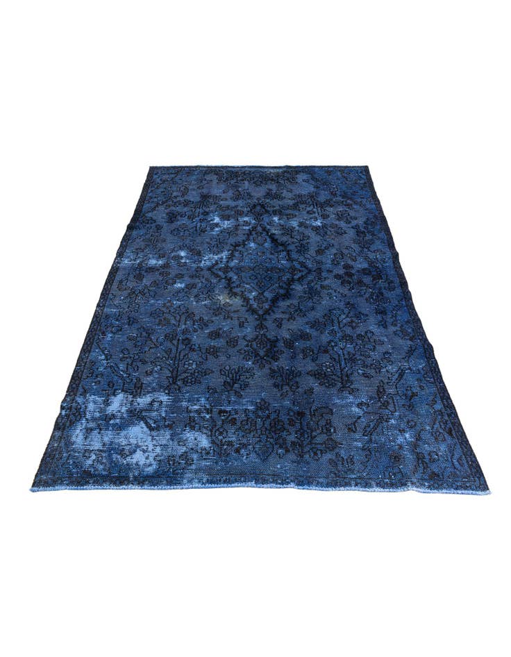 Detail image of  5' 4 x 8'  Hand Knotted Ultra Vintage Persian Wool Rug