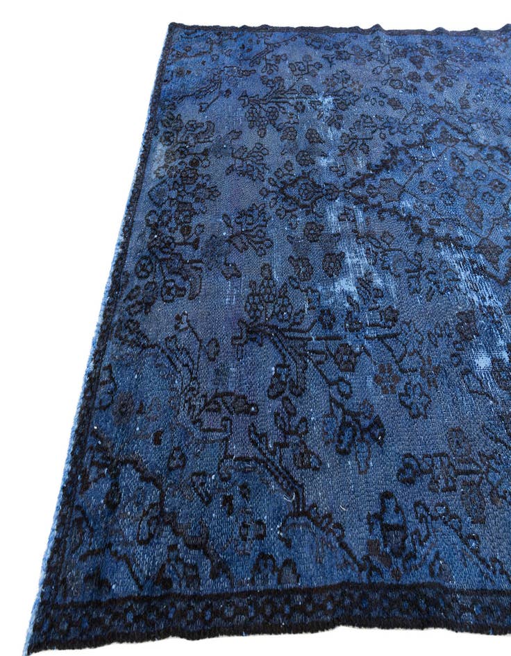 Detail image of  5' 4 x 8'  Hand Knotted Ultra Vintage Persian Wool Rug