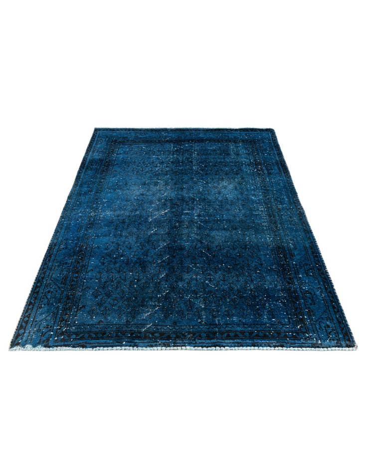 Detail image of  4' 3 x 6' 2  Hand Knotted Ultra Vintage Persian Wool Rug