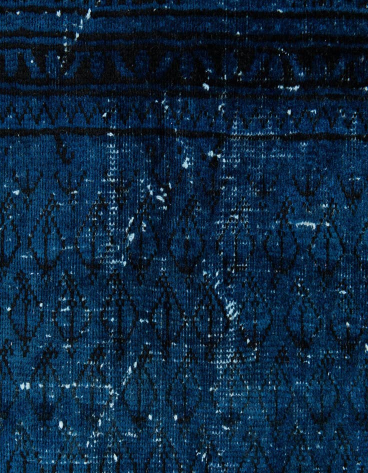 Detail image of  4' 3 x 6' 2  Hand Knotted Ultra Vintage Persian Wool Rug