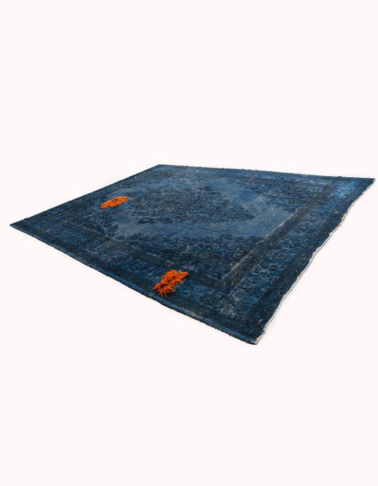 Detail image of  10' 6 x 13' 2  Hand Knotted Ultra Vintage Persian Wool Rug