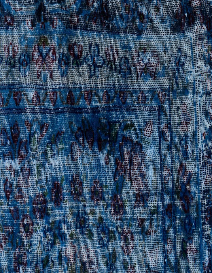 Detail image of  7' 6 x 11' 2  Hand Knotted Ultra Vintage Persian Wool Rug