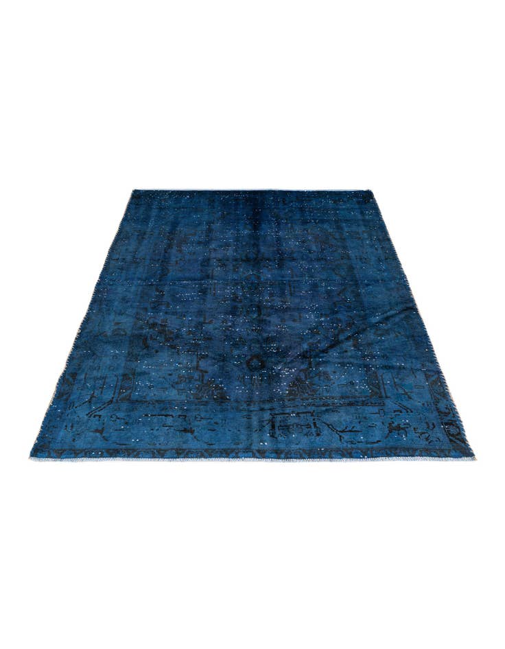 Detail image of  4' 7 x 5' 8  Hand Knotted Ultra Vintage Persian Wool Rug