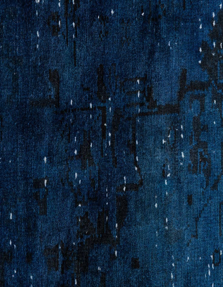 Detail image of  4' 7 x 5' 8  Hand Knotted Ultra Vintage Persian Wool Rug