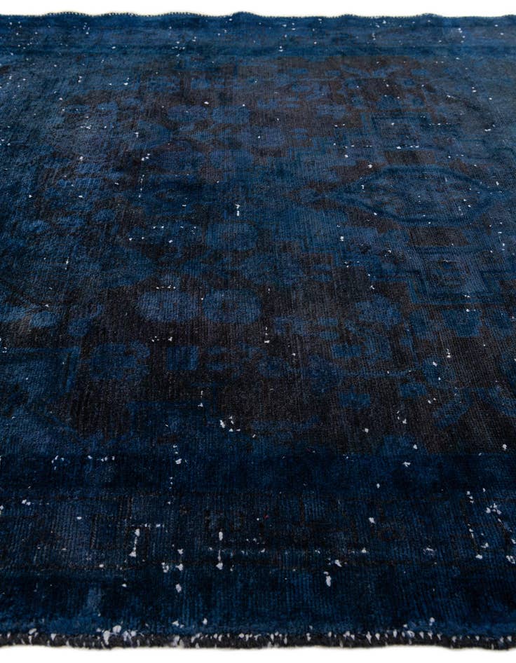 Detail image of  4' 6 x 6'  Hand Knotted Ultra Vintage Persian Wool Rug