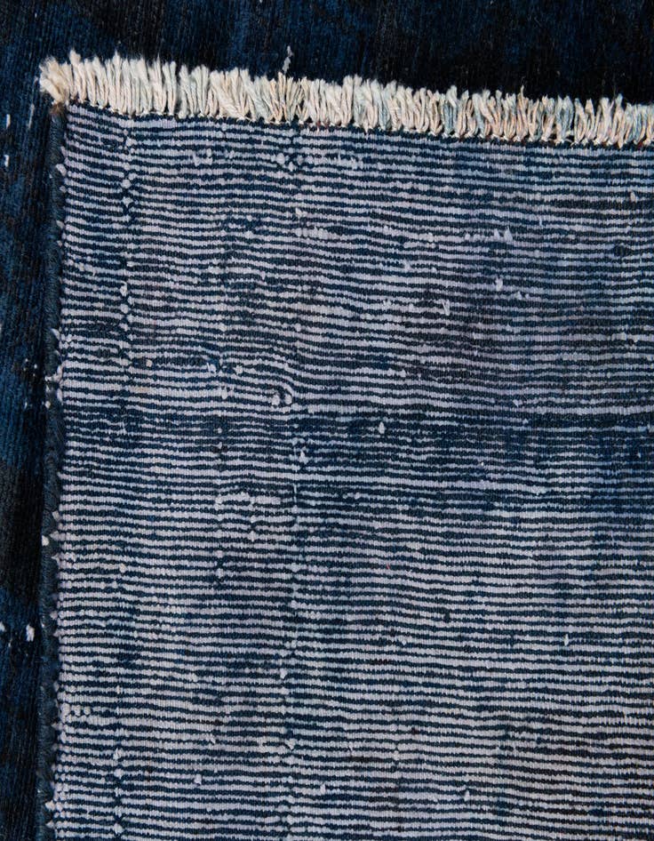 Detail image of  4' 6 x 6'  Hand Knotted Ultra Vintage Persian Wool Rug