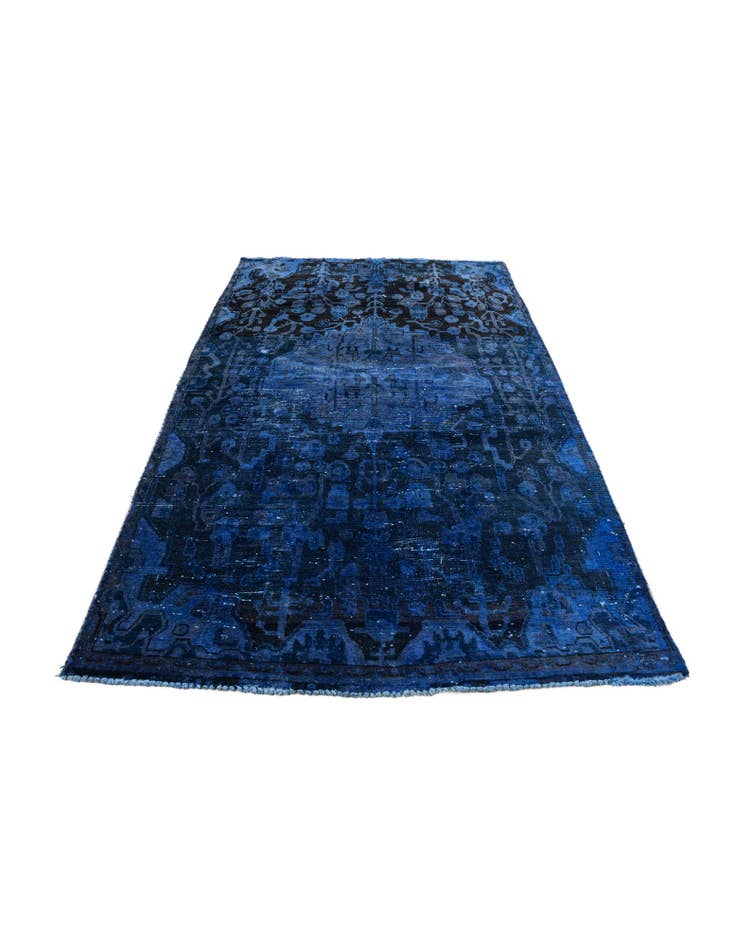 Detail image of  4' 2 x 6' 5  Hand Knotted Ultra Vintage Persian Wool Rug