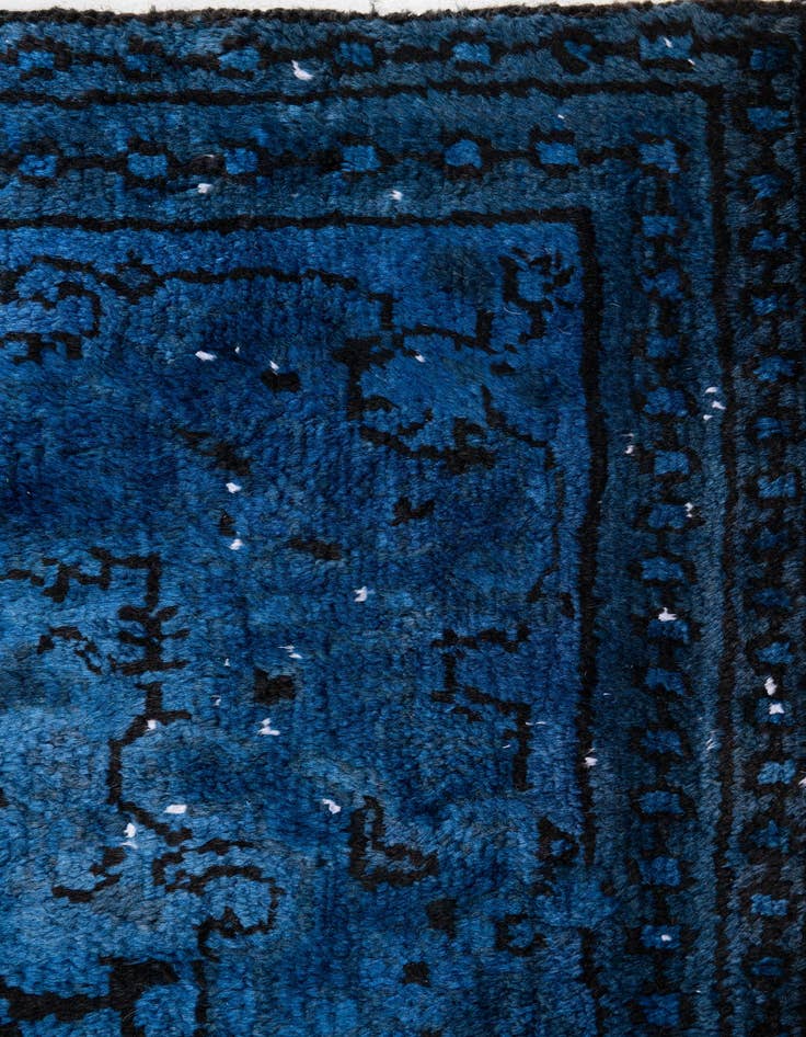 Detail image of  5' 2 x 8' 6  Hand Knotted Ultra Vintage Persian Wool Rug