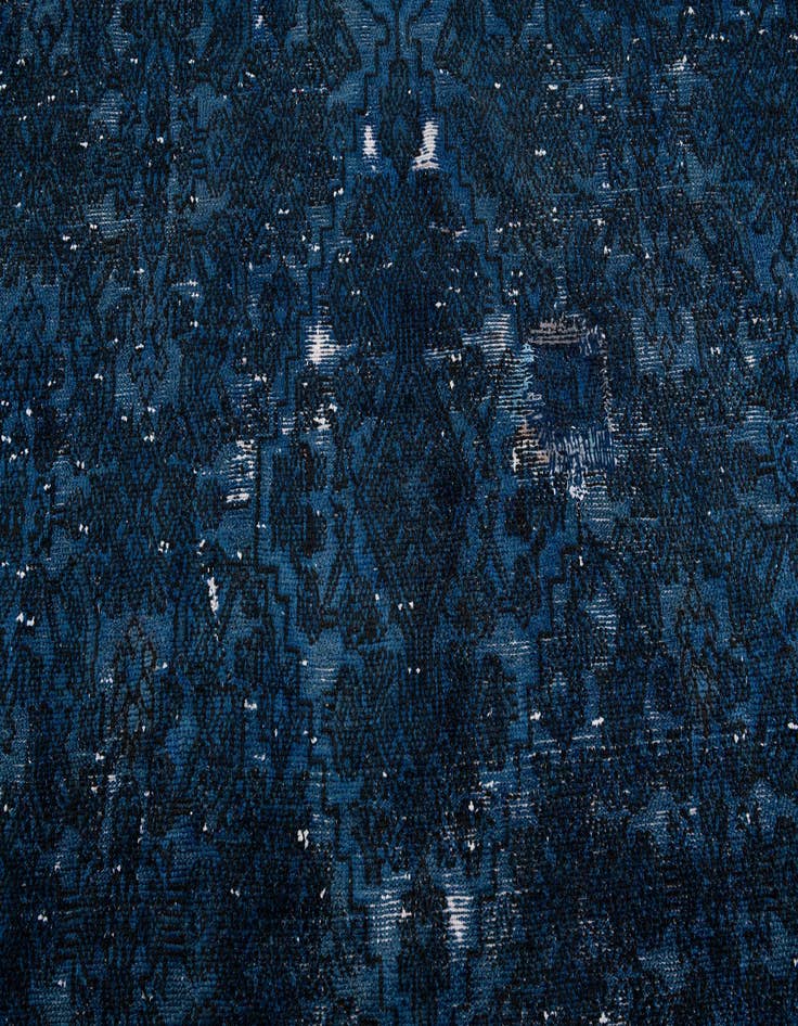 Detail image of  7' x 9' 9  Hand Knotted Ultra Vintage Persian Wool Rug