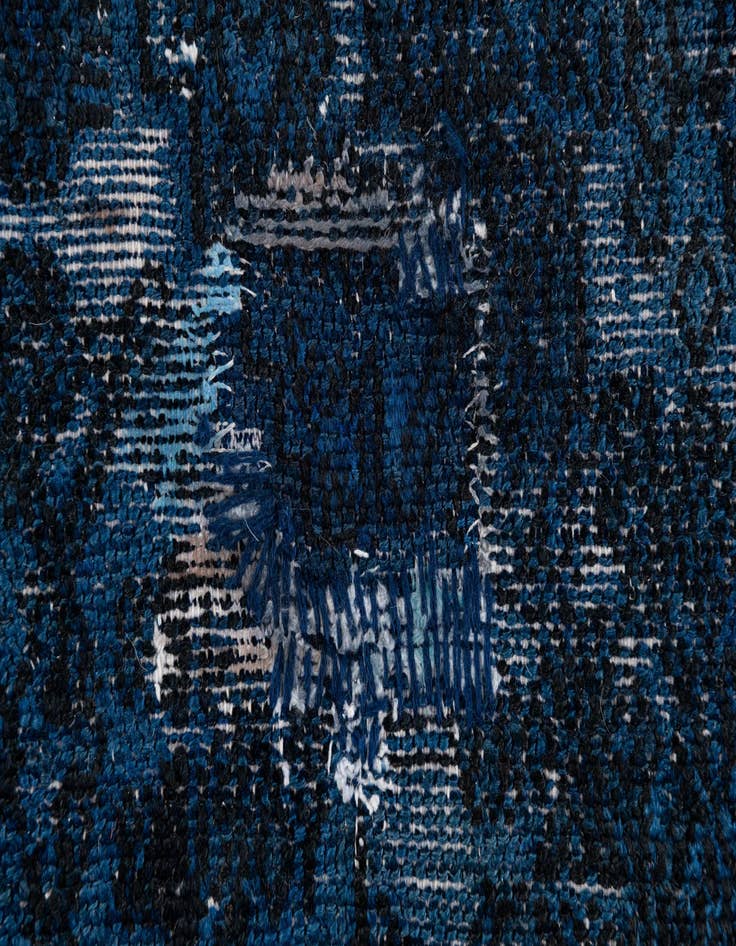 Detail image of  7' x 9' 9  Hand Knotted Ultra Vintage Persian Wool Rug