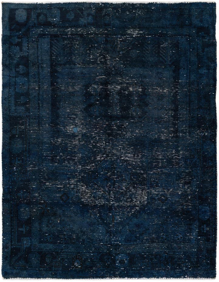  5' 2 x 7' 9  Hand Knotted Ultra Vintage Persian W...