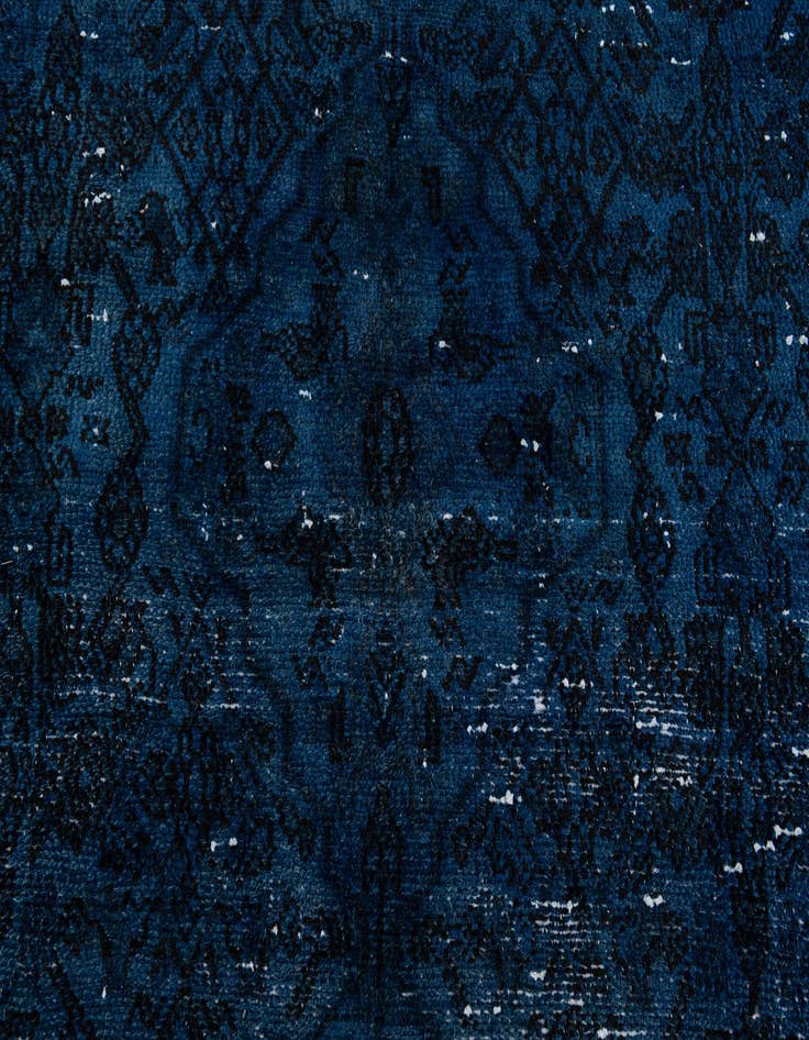 Detail image of  5' 10 x 8'  Hand Knotted Ultra Vintage Persian Wool Rug