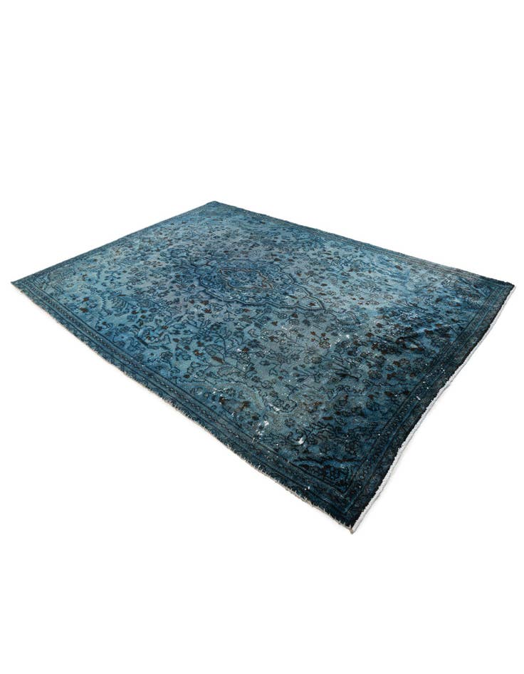 Detail image of  6' 6 x 9' 1  Hand Knotted Ultra Vintage Persian Wool Rug