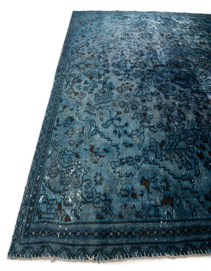 Detail image of  6' 6 x 9' 1  Hand Knotted Ultra Vintage Persian Wool Rug
