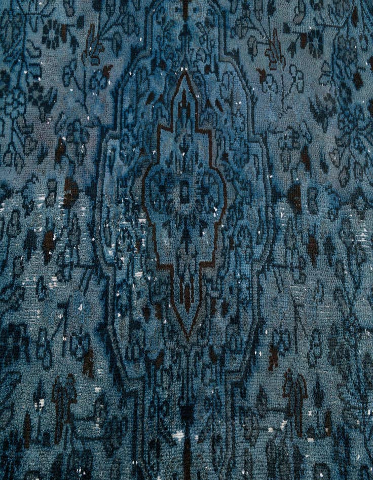Detail image of  6' 6 x 9' 1  Hand Knotted Ultra Vintage Persian Wool Rug