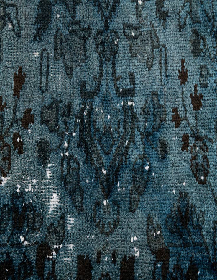 Detail image of  6' 6 x 9' 1  Hand Knotted Ultra Vintage Persian Wool Rug