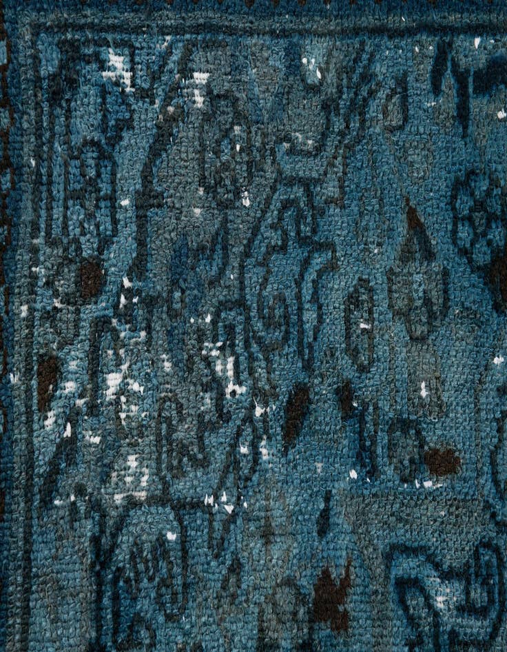 Detail image of  6' 6 x 9' 1  Hand Knotted Ultra Vintage Persian Wool Rug